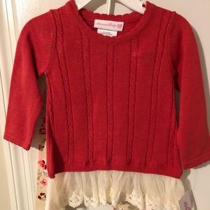 Rare Editions 2 piece red outfit.